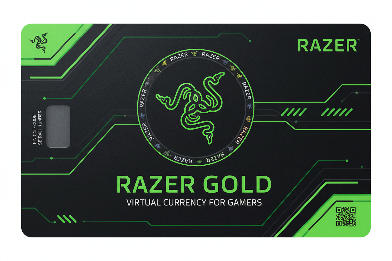 Authentic Razer Gold gift card